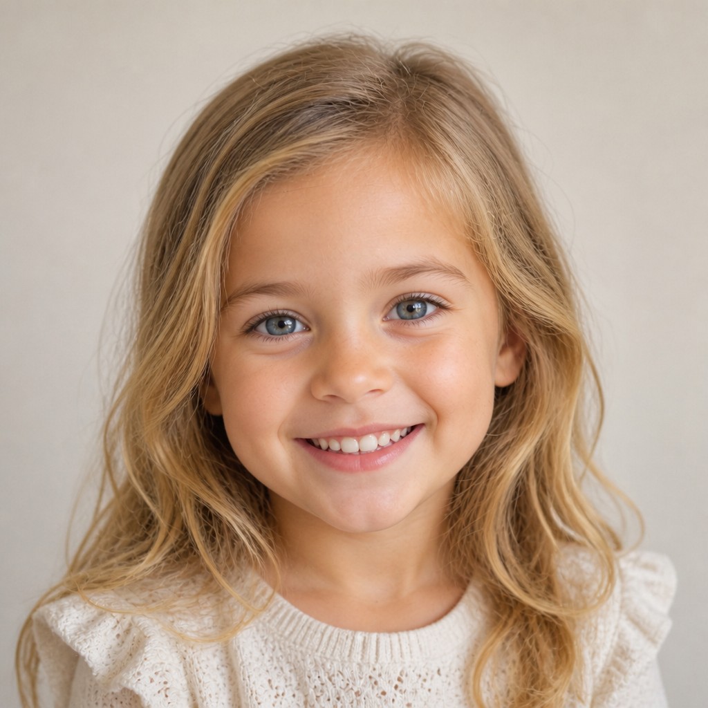 Example girl at 4